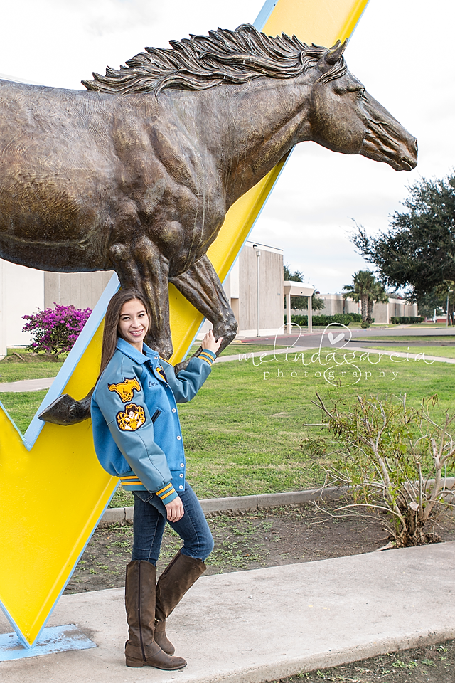 That would be the school mascot with Betzey.